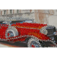 Набор для вышивания бисером Abris Art "Авто-500к", 15x15 см
