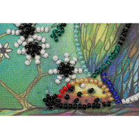 Abris Art stamped bead stitch kit "Muse", 15x15cm, DIY