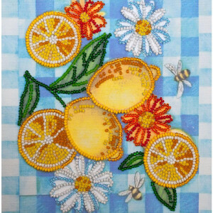 Abris Art stamped bead stitch kit "The summer...