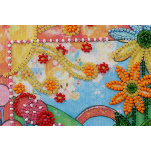 Abris Art stamped bead stitch kit "The voice of the...