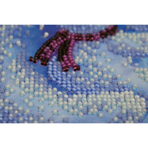 Abris Art stamped bead stitch kit "Umka", 15x15cm, DIY