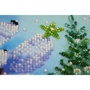 Abris Art stamped bead stitch kit "Umka", 15x15cm, DIY