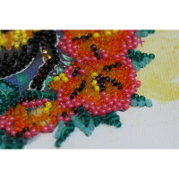 Abris Art gestempelde kraal Stitch Kit "Sweetly", 15x15cm, DIY
