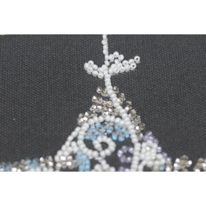 Abris Art stamped bead stitch kit "Lace star",...