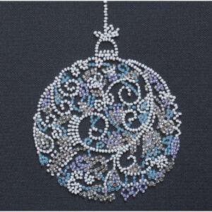 Abris Art stamped bead stitch kit "Lace ball",...