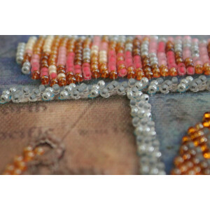 Abris Art stamped bead stitch kit "Seven seas", 20x20cm, DIY