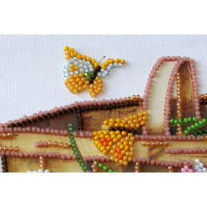 Abris Art stamped bead stitch kit "First...