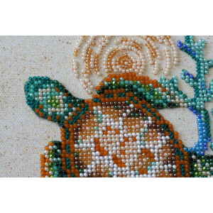 Abris Art stamped bead stitch kit "Merpeople",...
