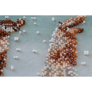 Abris Art stamped bead stitch kit "Tandem",...