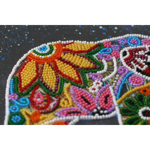 Abris Art stamped bead stitch kit "Indian...