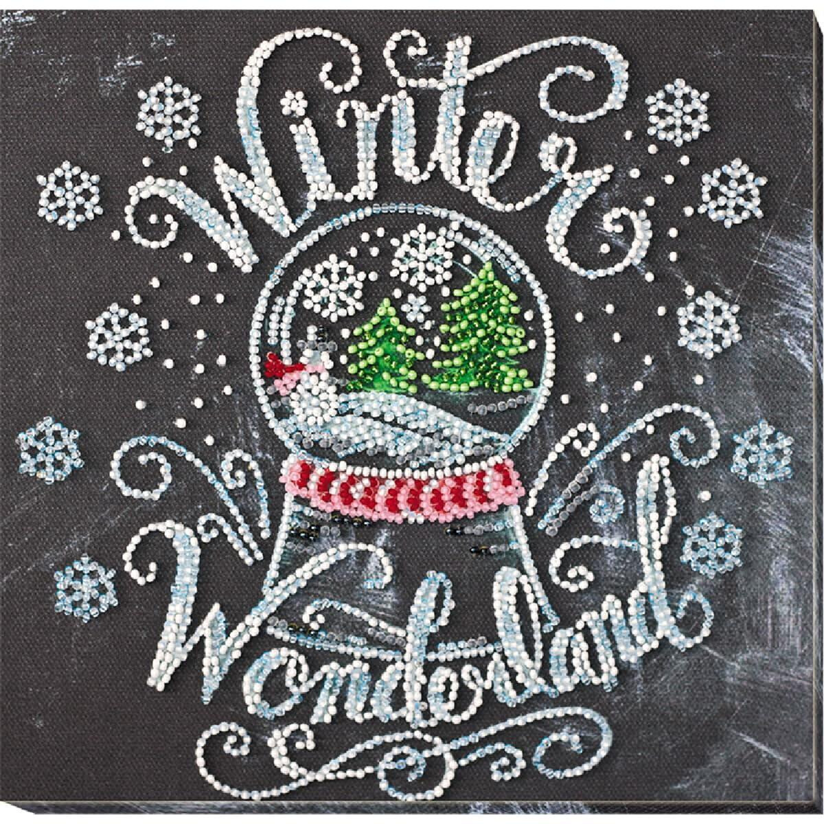 Abris Art Perlenstich Set "Winter Wunderland",...