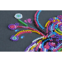 Abris Art stamped bead stitch kit "Once upon a night", 20x20cm, DIY