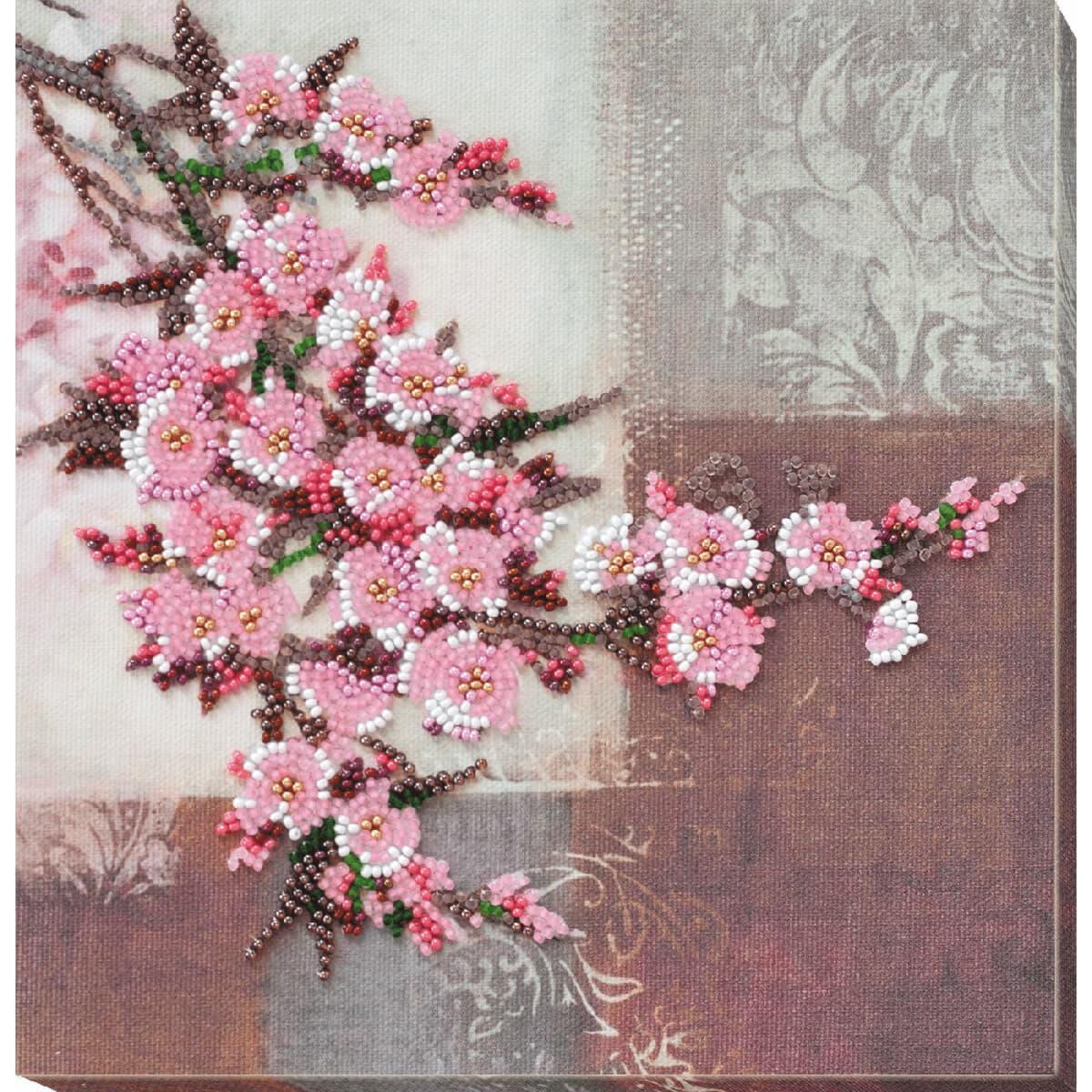 Abris Art Perlenstich Set "Zweig von Sakura",...