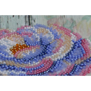 Abris Art stamped bead stitch kit "?hina rose",...