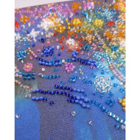 Abris Art stamped bead stitch kit "Dreamer", 20x20cm, DIY