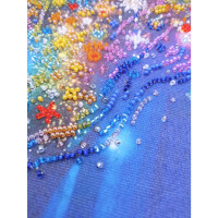 Abris Art stamped bead stitch kit "Dreamer", 20x20cm, DIY