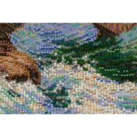 Набор для вышивания бисером с печатью Abris Art "Морская история", 21x32 см