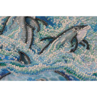 Abris Art stamped bead stitch kit "Pioughing", 32x21cm, DIY