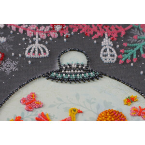 Abris Art stamped bead stitch kit "Forever summer", 32x25cm, DIY