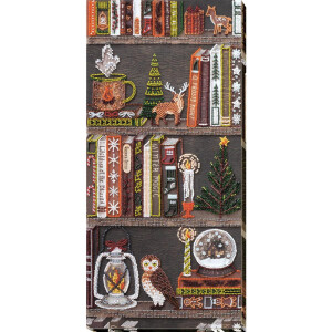Набор для вышивания бисером с печатью Abris Art "Книжные истории", 46x21 см