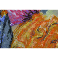 Набор для вышивания бисером с печатью Abris Art "Знакомство", 43x29 см