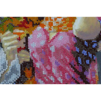 Abris Art gestempelde kralen Stitch Kit "Dating", 43x29cm, DIY