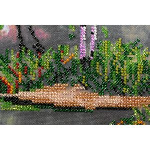 Abris Art gestempelde kraal Stitch Kit "Dawn", 30x43cm, DIY
