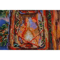 Abris Art stamped bead stitch kit "High tea", 35x28cm, DIY