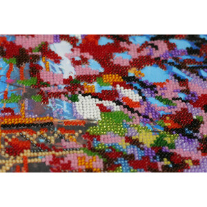 Abris Art stamped bead stitch kit "In the colors of...