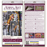 Набор для вышивания бисером с печатью Abris Art "Welcome moment", 37x28 см