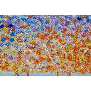Abris Art stamped bead stitch kit "Park Guell", 31x31cm, DIY