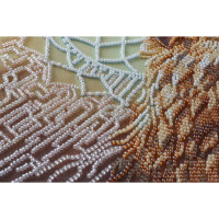 Abris Art stamped bead stitch kit "Totem", 23x31cm, DIY