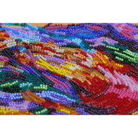 Abris Art stamped bead stitch kit "Playful wind", 31x31cm, DIY
