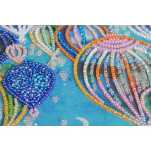 Kit de point de perle estampé Abris Art "Dans le ciel", 33x21cm, DIY
