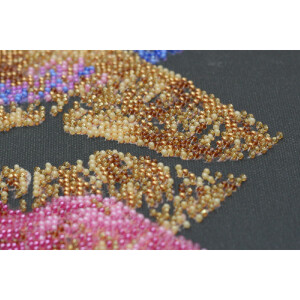 Abris Art stamped bead stitch kit "Art fashion", 48x27cm, DIY