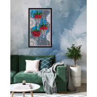 Набор для вышивания бисером с печатью Abris Art "Ночные цветы", 45x25 см