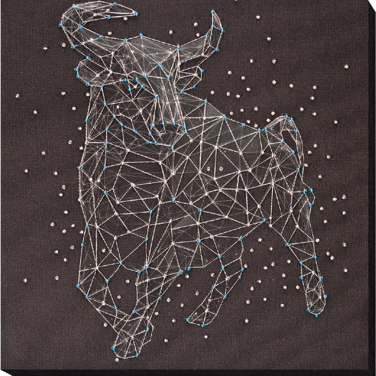 Kit di punti perle stampato Abris art "Constellation...