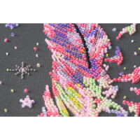Abris Art stamped bead stitch kit "Long journeys", 35x20cm, DIY