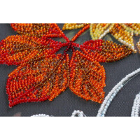 Abris Art stamped bead stitch kit "Welcoming autumn", 35x25cm, DIY