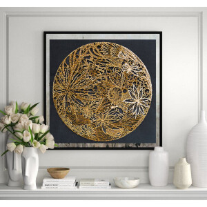 Набор для вышивания бисером с печатью Abris Art "Лунная филигрань", 30x30 см