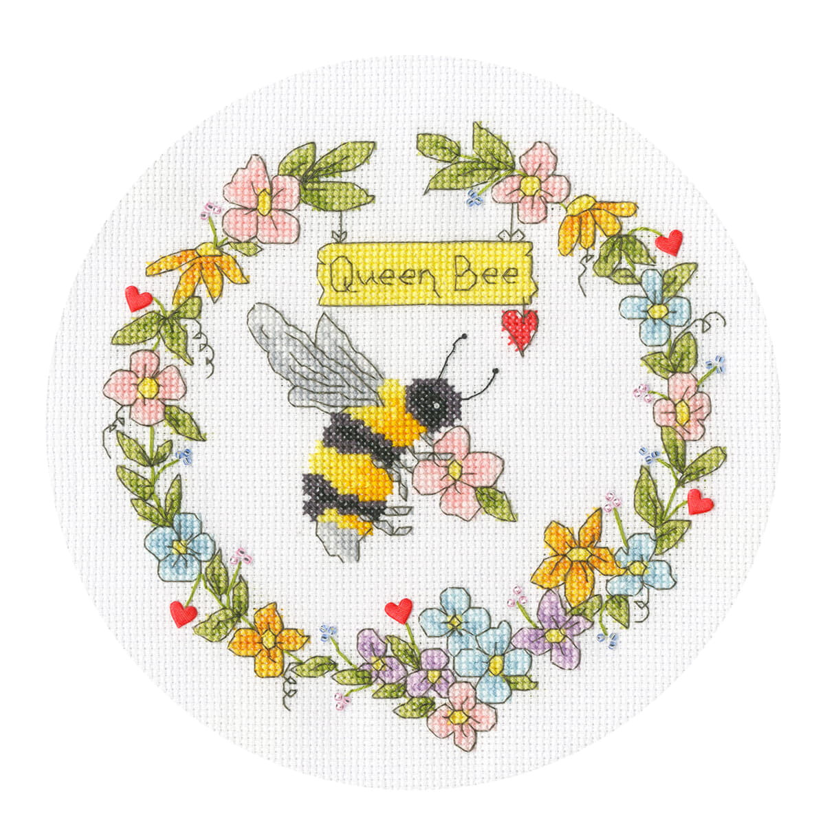 Embroidery pack from Bothy Threads with a bee with the...