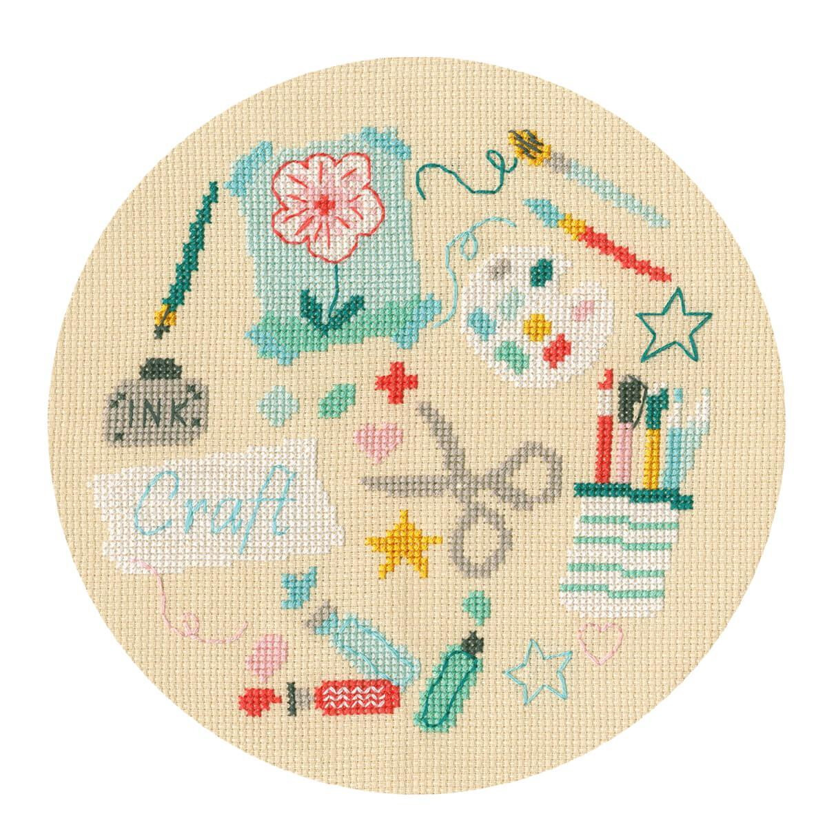 Bothy Threads counted cross stitch kit "Craft",...