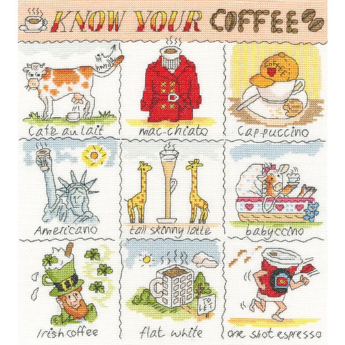 Bothy Threads counted cross stitch kit "Know Your...