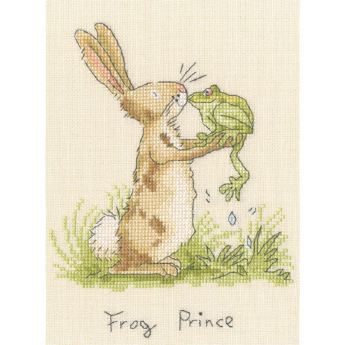 Bothy Threads counted cross stitch kit "Frog...