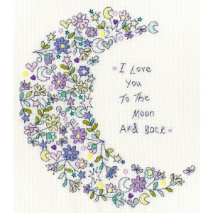Bothy Threads counted cross stitch kit "Love You To...