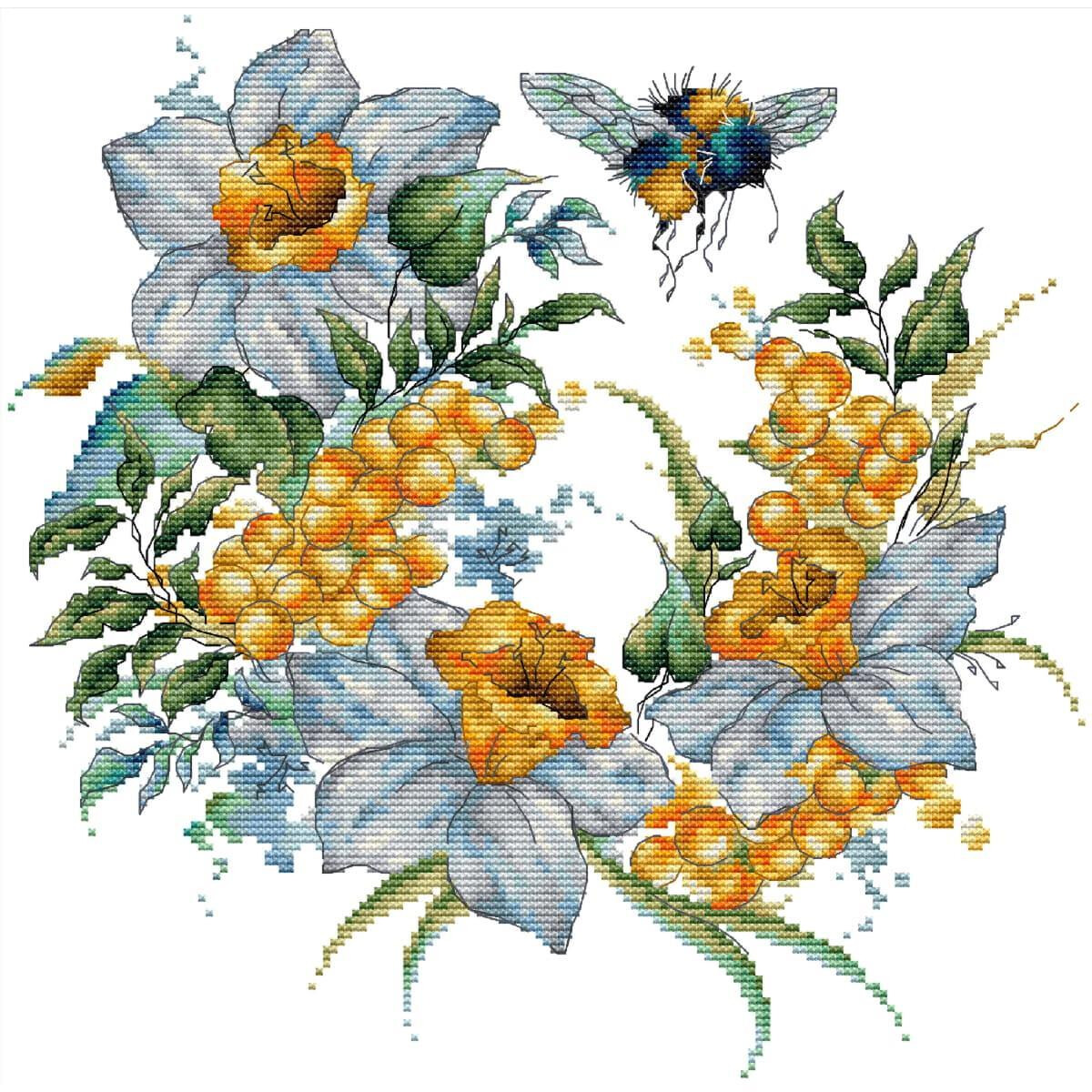 Luca-S counted cross stitch kit "Honey...