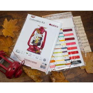 Luca-S counted cross stitch kit "Together is Warmer", 18,5x33cm, DIY