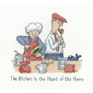 Heritage counted cross stitch kit Aida "Heart of the...