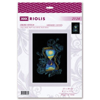 Riolis kit de punto de cruz contado "Magia del tiempo", 21x30cm, DIY