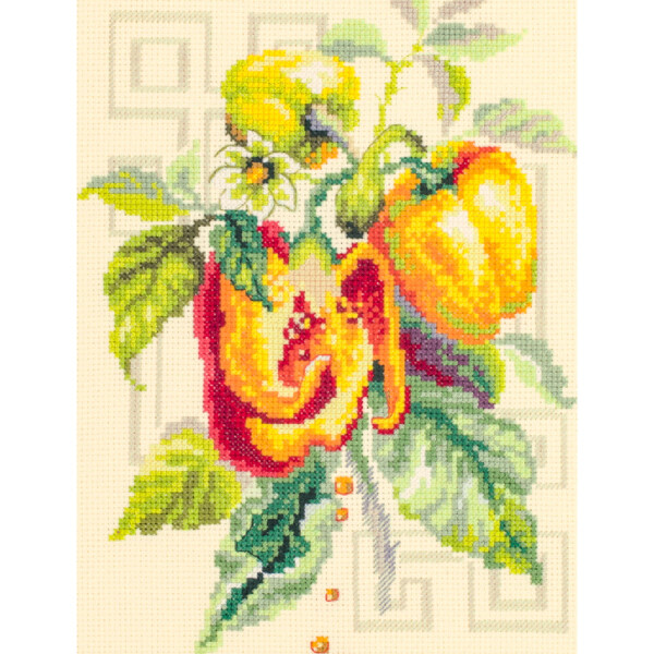 Magic Needle Zweigart Edition counted cross stitch kit "Pepper", 18x25cm, DIY